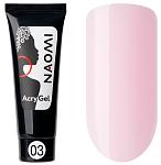 03 Полигель Молочно-розовый в тубе AcryGel Naomi Irisk 15 гр