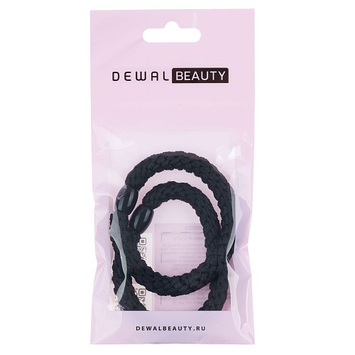 Резинки для волос черный Dewal Beauty 2 шт