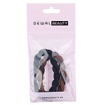 Резинки для волос черный, коричневый Dewal Beauty 2 шт