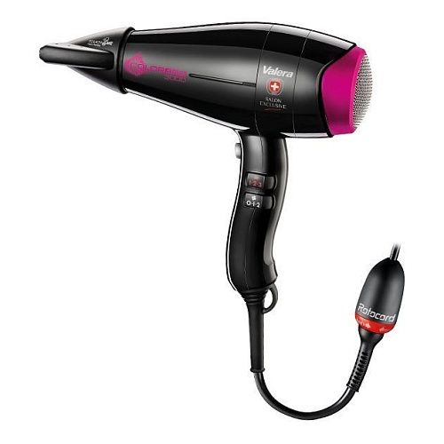 Фен для волос ColorPro Light 3000 2100 Вт ионизация черный Valera