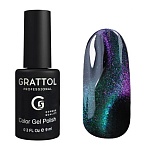 02 Гель-лак Color Gel Polish 9D Cat Eye Grattol 9 мл
