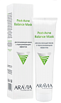 Маска для лица рассасывающая с поросуживающим эффектом Post-Acne Balanc Aravia 100 мл