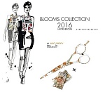 Ножницы JAGUAR 5,5 прямые Rose Garden White Line+шаль