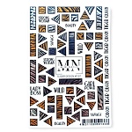 07F Слайдеры и наклейки для ногтей Фольгированый MIW NAILS 2гр