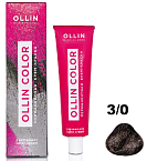 3,0 Крем-краска перманентная темный шатен Ollin Color Ollin Professional 100 мл