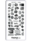 Пластина для стемпинга Crazy story Scribble Kapous Nails