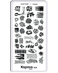 Пластина для стемпинга Crazy story Scribble Kapous Nails