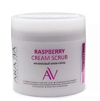 Крем-скраб для тела малиновый Raspberry Scrub Aravia Laboratories 300 мл