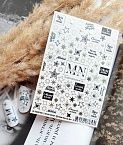 #F-28 Слайдеры для дизайна ногтей Фольгированый Miw Nails 2 гр (нг)