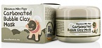 Маска для лица очищающая пузырьковая с глиной Сarbonate Bubble Clay Mask Elizavecca 100 мл