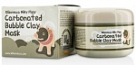 Маска для лица очищающая пузырьковая с глиной Сarbonate Bubble Clay Mask Elizavecca 100 мл
