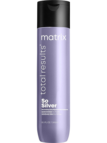Шампунь для нейтрализации желтизны волос So Silver Matrix 300 мл