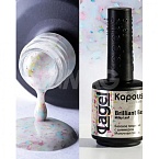 База для ногтей с шиммером молочная поталь Brilliant Base Coat Kapous Nails 15 мл