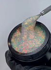 02 Гель для наращивания ногтей Лунный камень Драгоценные камни! Kukla Gel 15 мл