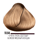 10,84 Крем-краска стойкая очень-очень светлый блондин бежево-медный интенсивный ААА Kaaral 100 мл