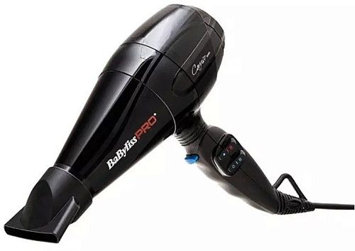 Фен для волос Caruso ионизация 2 насадки 2400 Вт черный BaByliss Pro