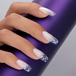 Типсы для наращивания экспресс гелевые квадрат Gel Tips 12 размеров Irisk 120 шт