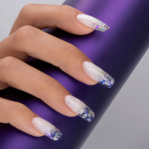 Типсы для наращивания экспресс гелевые квадрат Gel Tips 12 размеров Irisk 120 шт