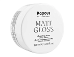 Паста для укладки волос моделирующая сильной фиксации Kapous Professional Matt Gloss 100 мл