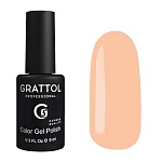 120 Гель-лак Color Gel Polish Sunny Orange Grattol 9 мл