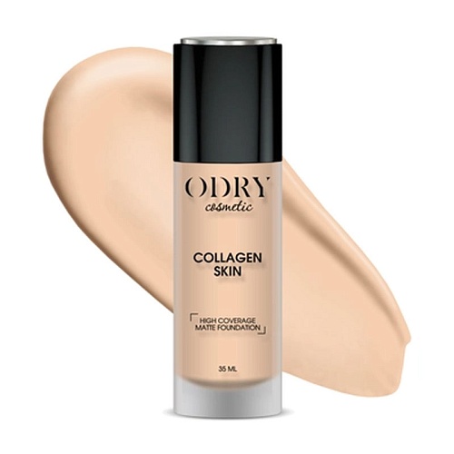 Крем тональный для лица маскирующий с матовым финишем 02 ODRY COLLAGEN SKIN 35 мл