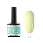 03 База для ногтей цветная банановый сироп Nude Dream Base TNL 10 мл