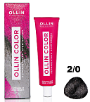 2,0 Крем-краска перманентная черный Ollin Color Ollin Professional 100 мл