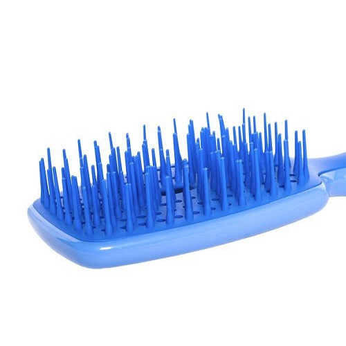 Расческа вентилируемая для волос Синяя Vented Hair Brush Solomeya
