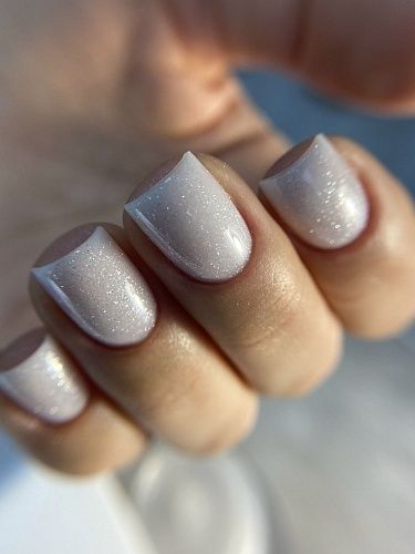 06 Полигель жидкий для ногтей Молочный с шиммером Liguid PolyGel Monami 15 мл