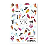 09W Слайдеры для дизайна ногтей Цветной Miw Nails 2 гр (лето)