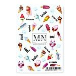 09W Слайдеры для дизайна ногтей Цветной Miw Nails 2 гр (лето)