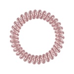 Резинка для волос Slim Pink Monocle тонкая розовое золото Invisibobble Tangle Teezer 3 шт