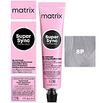 8P Крем-краска безаммиачная светлый блондин жемчужный Super Sync Matrix 90 мл