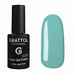 017 Гель-лак Color Gel Polish White Blue Grattol 9 мл