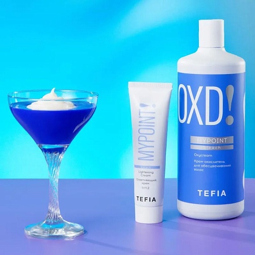 Крем-окислитель для обесцвечивания волос 4% 13 Vol Bleach Oxycream Tefia 900 мл