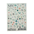406W Слайдеры для дизайна ногтей Цветной Miw Nails 2 гр
