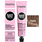 7MM Крем-краска для волос блондин мокка мокка Super Sync Pre-Bonded Matrix 90 мл