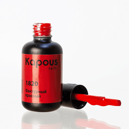 1820 Гель-лак Фактурный красный Kapous Nails 8 мл