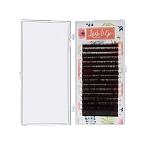 Ресницы коричневые микс 0,10/D/7-14 mm Эспрессо Lash&Go 16 линий