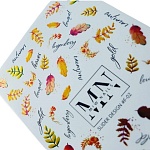 02F Слайдеры для дизайна ногтей Фольгированый Miw Nails 2 гр (осень)