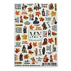 100W Слайдеры для дизайна ногтей Цветной Miw Nails 2 гр (осень)