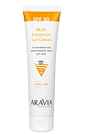 Крем для лица SPF-30 солнцезащитный увлажняющий Multi Protection Sun Aravia 100 мл
