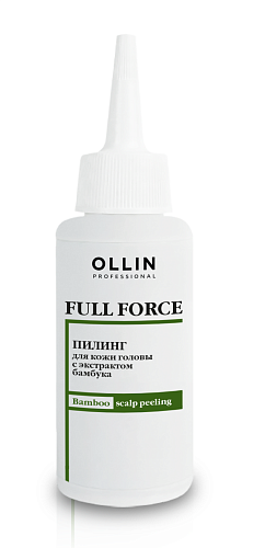 Пилинг для кожи головы с экстрактом бамбука Full Force Ollin Professional 80 мл