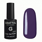 Гель-лак GRATTOL COLOR GEL POLISH EGGPLANT 9 мл  № 010 