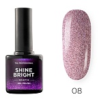 08 Гель-лак светоотражающий чайная роза Shine bright TNL 10 мл