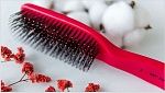 Щетка парикмахерская Spider 1501 маджента глянцевая размер M I love my hair