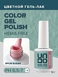 2409 Гель-лак для ногтей Сахарная пудра - Spun Sugar Hema Free Uno 10 гр