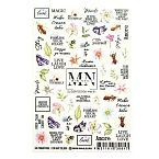 91W Слайдеры для дизайна ногтей Цветной Miw Nails 2 гр