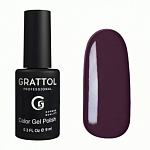 Гель-лак GRATTOL COLOR GEL POLISH DARK PURPLE 9 мл GTC  № 054 