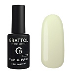 114 Гель-лак Color Gel Polish Pale Yellow Grattol 9 мл